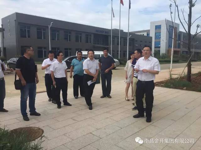 区管委会副调研员谭钟亮调研金开集团在建电力项目