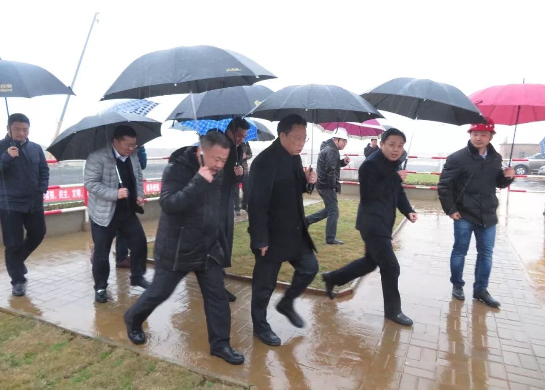 刘建洋视察儒乐湖新城在建项目