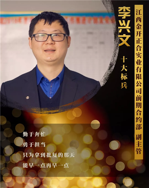 【你的奋斗·终将伟大】2018年度十大标兵【李兴文篇】