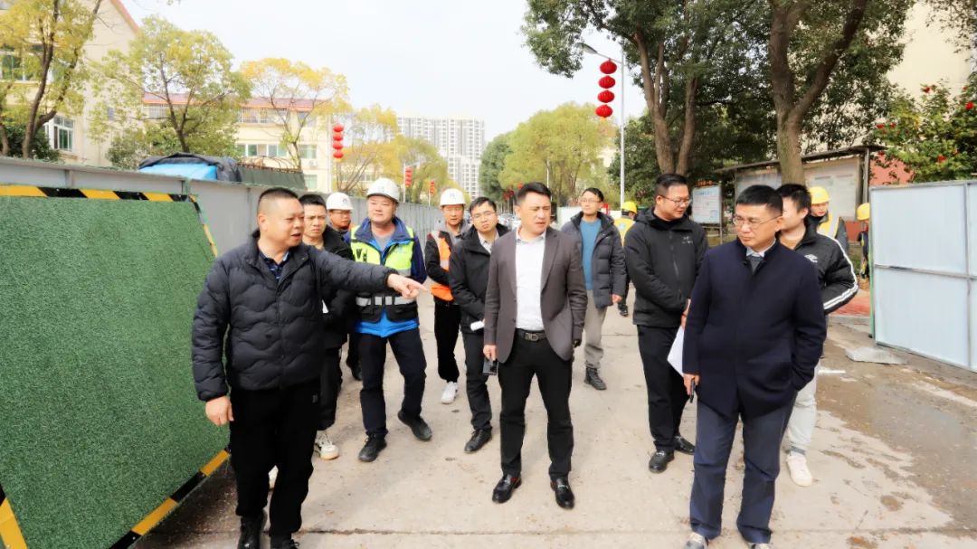 李茶根带队实地调研城市排水单元项目建设情况