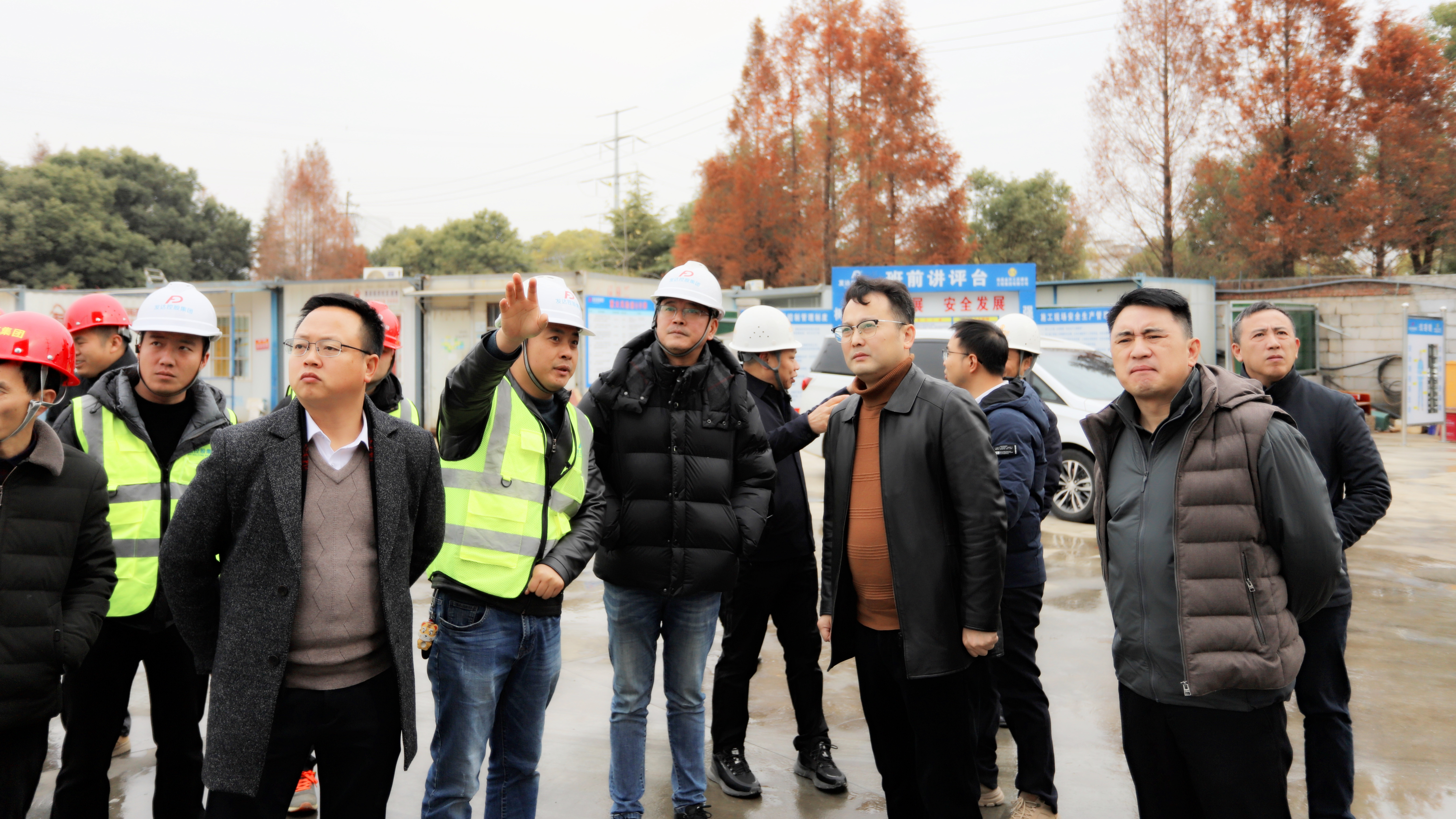 程振华带队调研集团重点项目建设情况